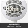 BLUE Snowball iCE Plug-and-Play USB Microphone, White