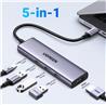 UGREEN Revodok USB C Hub 5 in 1, CM511 Multiport Adapter 4K HDMI(Open Box)