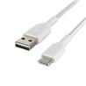 Belkin BOOSTCHARGE Braided USB-C to USB-A Cable 4ft White(Open Box)