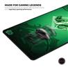 CYBEART Tapis de bureau de jeu Serpentard (XXL - 900x400x4mm)