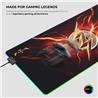 CYBEART The Flash Gaming RGB Tapis de bureau de jeu (XXL -900 x 400 x)