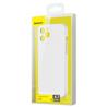 BASEUS - Étui protecteur gel de silice liquide iPhone 12 Pro Max blanc