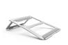 iCan Z12-S Portable Aluminum Foldable Laptop and Tablet Stand, Silver.(Open Box)