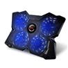 iCan USB Four High-Speed Blue Lighting Fans Cooling Pad, Up to 17''