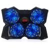 iCan USB Four High-Speed Blue Lighting Fans Cooling Pad, Up to 17''