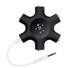 BELKIN RockStar 5-Jack 3.5 mm Audio Headphone Splitter - Black