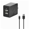 LBT 3.4AMP Dual Port Wall Charger Samsung w/ 5 Feet USB-C Cable