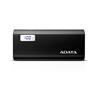 ADATA P12500D 12500mAh Power Bank with LED Display, Black