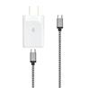 LBT 18W PD Charger Samsung  W/ 5 ft Knitted Type C to C Cable