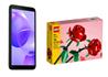 Value Pack! TCL 502 4G LTE Smartphone + LEGO Roses Building Kit