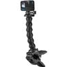 GOPRO Jaws Clamp Mount | Compatible with All GOPRO Camera Models | Clamp to Objects with 0.25 - 2" Diameter | Clamp Features Qu