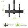 KANTO CM600 Full Motion Ceiling TV Mount for 37" to 70" TVs - Black