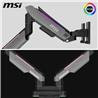 MSI MPG MT201DR - RGB Dual Monitor Stand Arms, Supports 17-35" Screen and 44Ibs, VESA Compatible, Adjustable Heavy Duty Gas Spr