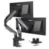 MSI MPG MT201DR - RGB Dual Monitor Stand Arms, Supports 17-35" Screen and 44Ibs, VESA Compatible, Adjustable Heavy Duty Gas Spr