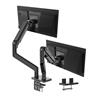 MSI MPG MT201R - RGB Single Monitor Stand Arm,  Supports 17-49" Screen and 44 lbs, VESA Compatible, Adjustable Heavy Duty Gas S