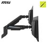 MSI MPG MT201R - RGB Single Monitor Stand Arm,  Supports 17-49" Screen and 44 lbs, VESA Compatible, Adjustable Heavy Duty Gas S