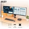 MSI PRO MT81D - Aluminum Dual Monitor Stand Arms, Supports 17-32" Screen and 17.6Ibs, VESA Compatible, Adjustable Desk Mount - 