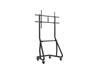 AMER MOBILE TV CART (UP TO 100KG/220LBS)  EZMC8 Mobile TV Stand with locking casters and support shelf (up to 100kgs / 220lbs) 