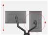 One For All Universal Monitor Mount Solid Dual Monitor Arm