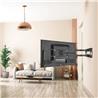 Mount-It! MI-372 Full Motion TV Wall Mount with Extra Long Extension, Compatible with TVs up to 80"