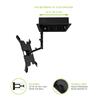 Kanto R400 Pro Series Recessed In-wall Full Motion Articulating TV Mount for 35" - 65" TVs-Black