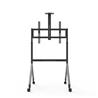 Kanto MTP100 Heavy Duty Height Adjustable Rolling TV Stand for 55" - 100" Screens