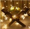 iCAN Indoor Snowflake LED Light chain 120cm long  with 10 LED snowflake in warm white LED - Battery Powered(Open Box)