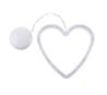 iCAN Indoor Window Hanging Light - with 8 LED warm white LED (Heart Shape) - Battery Powered