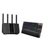 ASUS RT-BE92U BE9700 Tri-Band Wireless Wi-Fi 7 Router + ASUS ROG Strix Scope RX TKL Wireless Deluxe 80% Gaming Keyboard
