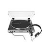 AUDIO TECHNICA AT-LP60XHP Fully Automatic Belt-Drive Turntable with ATH-250AV Headphones