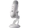 BLUE Yeti Microphone (Whiteout) | 16-Bit/48 kHz Resolution | 4 Selectable Polar Patterns | 1/8" Headphone Monitoring Jack | Ins