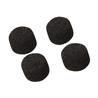 SHURE RK261BWS - Ensemble de 4 bonnettes pour microphones SM84, MX183, MX184 et MX185 (noir)