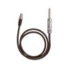 SHURE WA302 Intrument & Guitar Cable with 1/4" Phone and 4-pin Mini Connector (2.5') | For T1, UT1, SC1, LX1, ULX1, UC1 and U1 