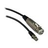 SHURE WA310 Dynamic or Battery Powered Condenser Microphone Adapter Cable | With XLR-Female & 4-pin Mini Connector