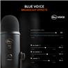 Blue Yeti Microphone (Blackout) | 16-Bit/48 kHz Resolution(Open Box)