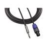 AUDIO TECHNICA AT700 Series Speakon to 1/4" Male Speaker Cable (14-Gauge) - 5'