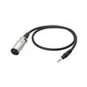 AUDIO TECHNICA 3.5mm TRS Male to XLR Male Balanced Audio Cable (19.7")