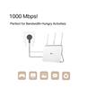 TP-Link (TL-PA7017P KIT) AV1000 Gigabit Passthrough Powerline Starter Kit. Home Plug AV2 Standard. Up to 1000 Mbps data transfe