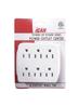 iCAN 6 Outlets Wall Tap Power Strip(Open Box)