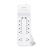 Cyberpower 10-Outlet Surge Protector with USB and 4 ft. cord, White