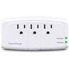 CYBERPOWER CSB300W 3-Outlets Surge Suppressor Wall Tap Plug