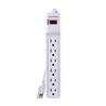 CyberPower 6-Outlet 900J Surge Suppressor/Protector - 6-ft Cord White (CSB606W)(Open Box)