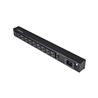 10 Outlet Rack Mount Power Strip 125V/16 Amp, 1U Horizontal 19" Rackmount PDU, NEMA 5-20P Input, 10x NEMA 5-15/20R Outlets