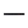 10 Outlet Rack Mount Power Strip 125V/16 Amp, 1U Horizontal 19" Rackmount PDU, NEMA 5-20P Input, 10x NEMA 5-15/20R Outlets