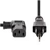StarTech (PXT101L10) - Cordon d'alimentation standard à angle droit pour ordinateur de bureau