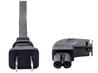 StarTech.com 6ft (1.8m) Laptop Power Cord, NEMA 1-15P to Right Angle C7, 7A 125V, 18AWG, Laptop Charger Cable, Replacement Powe