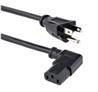 StarTech Right Angle Standard Computer Power Cord (PXT101L), 6ft
