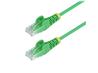 STARTECH 6FT GREEN SLIM CAT6 ETHERNET CABLE, SNAGLESS, 100W POE, UTP, LSZH, 28AWG BARE COPPER WIRE, SLIM RJ45 NETWORK PATCH COR