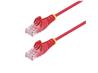 STARTECH 15FT RED SLIM CAT6 ETHERNET CABLE, SNAGLESS, 100W POE, UTP, LSZH, 28AWG BARE COPPER WIRE, SLIM RJ45 NETWORK PATCH CORD