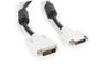 ROCSTOR 10 FT DVI-D DUAL LINK MONITOR EXTENSION CABLE-M/F-DVI-D (25 PIN) MALE-DVI-D (25 PIN) FEMALE -FERRITE CORE ELIMINATES EM